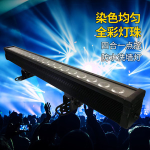 Rigeba 18*12W RGBWAUV açık su geçirmez LED duvar yıkayıcı ışık 6-in-1 LED matris sahne aydınlatma olaylar için IP65 anma - Product Image 5