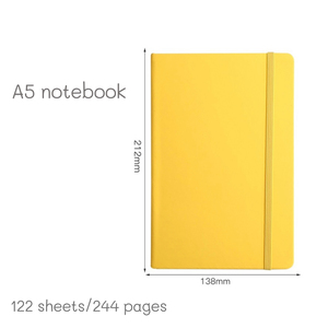 Supporting <strong>Customize</strong> logo A5 Journal <strong>Notebooks</strong> With <strong>Elastic</strong> <strong>Strap</strong> Pu Leather School <strong>Notebooks</strong> - Product Image 5