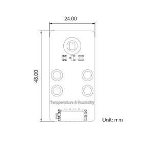 Sensor de temperatura y humedad Compatible con sensor robot Hiwonder - Product Image 5