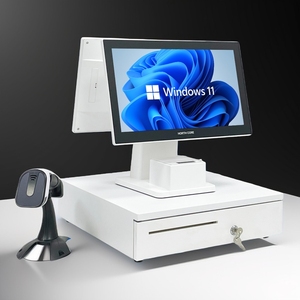 15.6 Dual Screen Cash Register Machine Windows/Android Pos <strong>All</strong> in <strong>One</strong> Touch Screen Pos <strong>for</strong> Retail <strong>Shop</strong> With Thermal Printer - Product Image 2