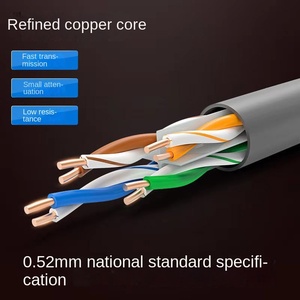 Akihabara Class 6 QS2636 Gigabit Networking <strong>Cables</strong> Unshielded Pure Copper Twisted Pair for Home Computer Communication <strong>Cables</strong> - Product Image 2
