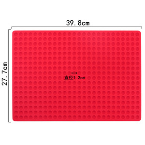 468-Hole silikon pişirme Mat yüksek sıcaklığa dayanıklı delik fırın mikrodalga Mat küçük nokta şekli kek araçları kalıp için Bakeware - Product Image 5