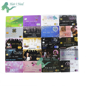 豪华定制图形塑料名片浮雕号码信用卡会员礼品ID PVC名片带标志 - Product Image 5