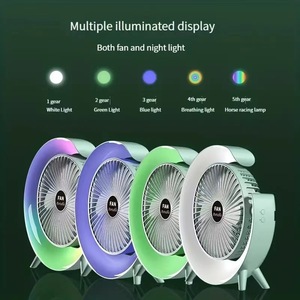 Rechargeable Electric Fan for Outdoor Car Use USB Power <strong>Source</strong> with Three Wind Speed Cooling <strong>Function</strong> Hotel Use on Sale! - Product Image 6