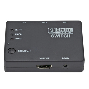 Conmutador HDMI de alta calidad 3 en 1, 3 puertos, caja de concentrador, interruptor automático 1080p HD 1,4 con control remoto para proyector de DVD HDTV XBOX360 - Product Image 1