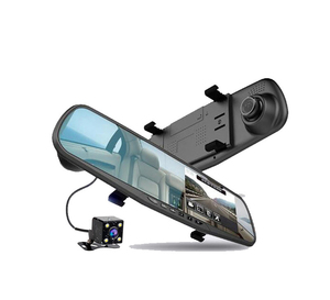 New Dual Lens Car Rearview Mirror Dashboard <strong>Camera</strong> Recorder <strong>with</strong> 4.3inch HD <strong>Display</strong>, Back up <strong>Camera</strong> <strong>and</strong> Motion Detect - Product Image 3