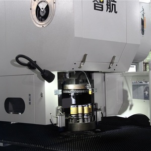 Punzonadora de Torreta automática CNC, máquina de procesamiento de láminas de Metal, 12 estaciones