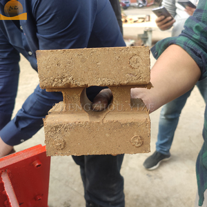 Small <strong>Manual</strong> <strong>Interlocking</strong> Fire <strong>Soil</strong> Clay Brick Paving <strong>Block</strong> Maker Hollow Earth Mud Red Clay Brick Making Moulding <strong>Machine</strong> - Product Image 6