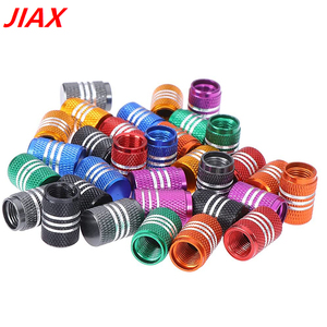 Universal 4-Piece Aluminum Chrome Stripe Tire <strong>Valve</strong> Cap Set, Lightweight Personalized Modification <strong>Valve</strong> <strong>Tips</strong> for Car Tires. - Product Image 3