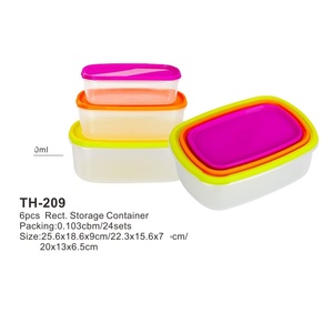 Plastic Household Microwave PP <strong>Rectangular</strong> Food <strong>Container</strong> <strong>with</strong> <strong>Lid</strong> - Product Image 4
