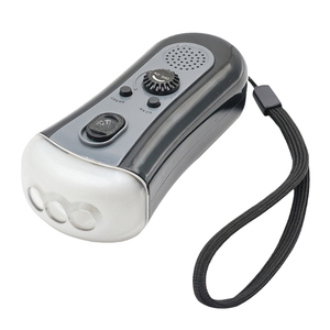 HL148 FM Radio Hand Cranked Power Generation Emergency <strong>Wind</strong> <strong>up</strong> dynamo <strong>Led</strong> Flashlight Torch Flashlight Radio - Product Image 2