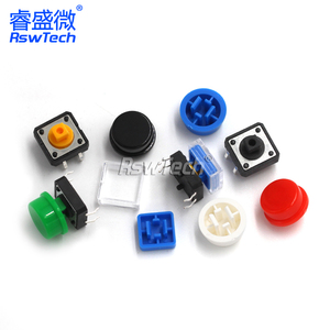 Micro Square Silicon Power Tactile Push Button Waterproof <strong>Switch</strong> With Rubber Plastic Rectangular Caps <strong>12x12</strong> Tactile <strong>Switch</strong> Cap - Product Image 3