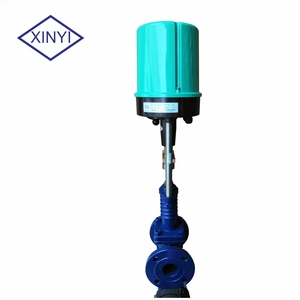 PN16 DN80高温蒸汽电动机4-20mA控制调节阀在定型机上 - Product Image 5
