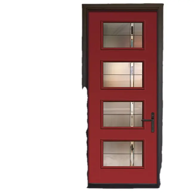 Prima Design in stile europeo migliore porta in vetro corazzata con ingresso singolo