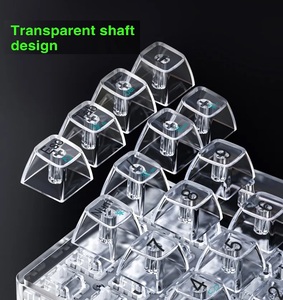 AULA F21 Hotswap <strong>Wireless</strong> Mechanical <strong>Keyboard</strong> Mini Digital 21 Key 3 Mode BT 2.4G Wired Transparent Keycap - Product Image 6