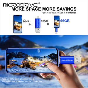Type C OTG usb闪存驱动器记忆棒，type-C usb闪存驱动器，otg 8G 16g32gb 64gb 128gb 256g pendrive用于手机平板电脑 - Product Image 3