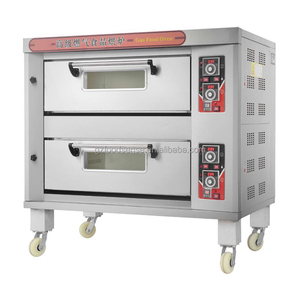 2-Deck 4-Tray 6-Tray 8-Tray Commercial <strong>Gas</strong> Bread Cake Baking <strong>Oven</strong> 400&deg;C Independent Control Button Heavy Duty <strong>Oven</strong> - Product Image 2