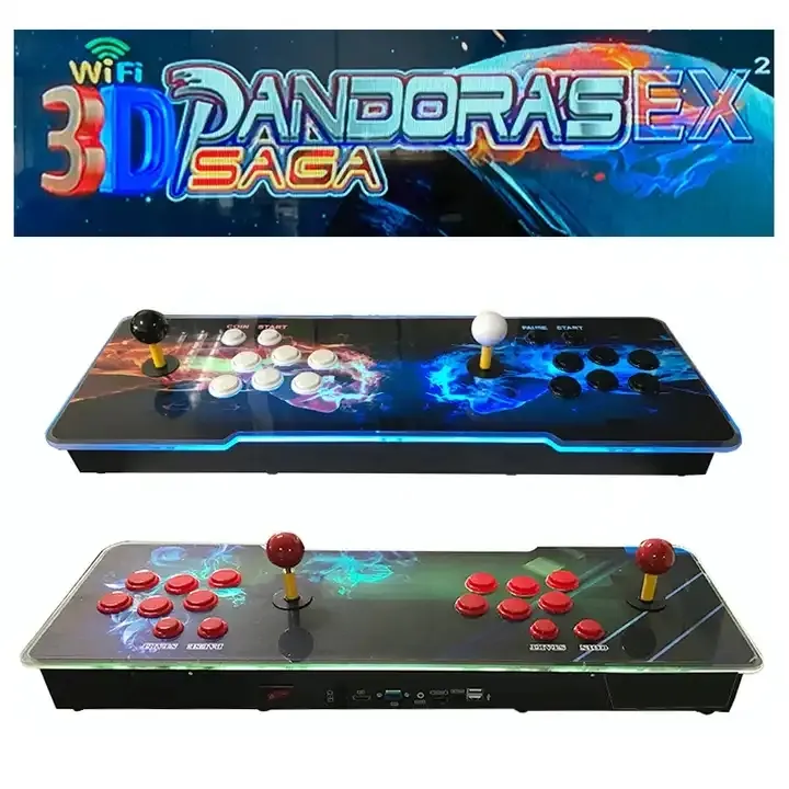 2023 mais recente Pandoras SAGA EX2 WIFI Game Box em 2 jogadores consoles de jogos 3D retro jogos de arcade