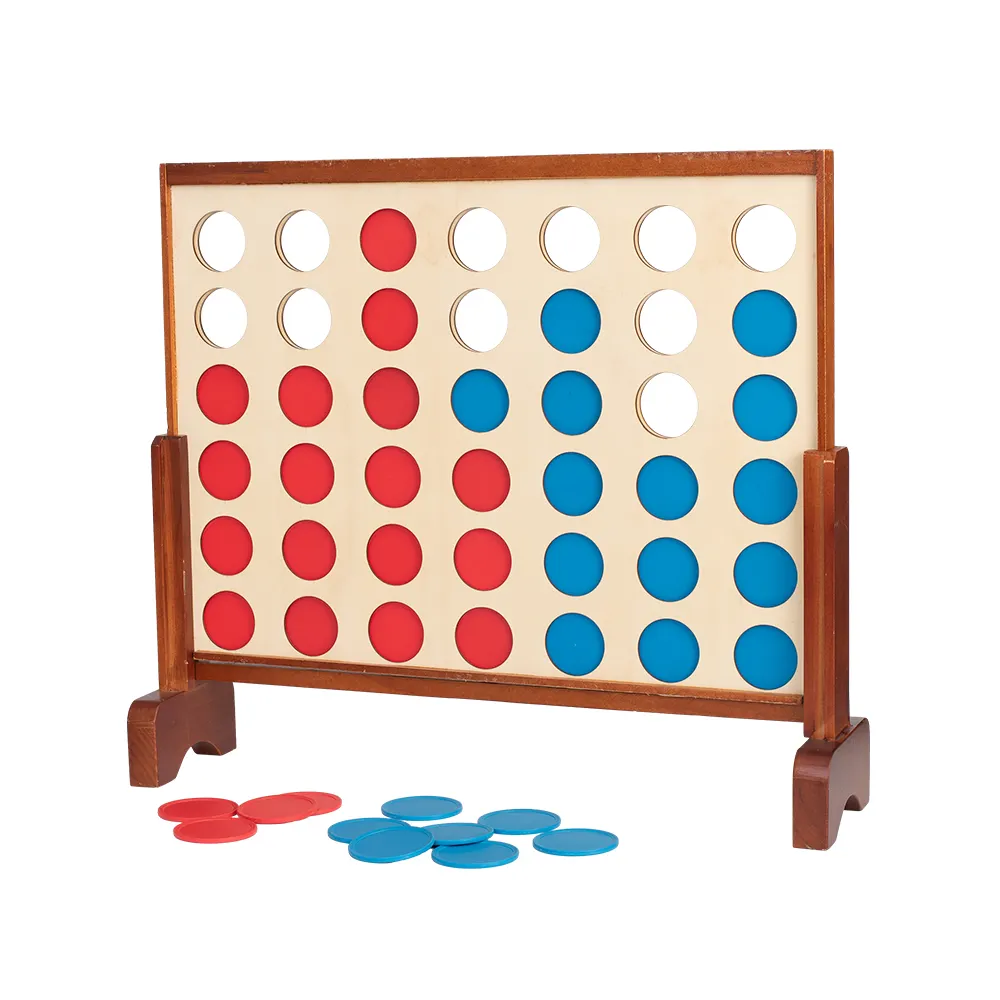 Groothandel Goedkope Houten Connect 4 Game Outdoor Tuinspel