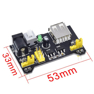 MB102 Breadboard-Netzteil modul 3,3 V 5V Löt freies Brot brett DIY für Arduino