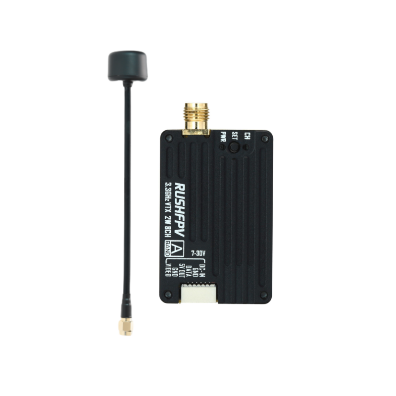 RushFPV 3.3G 2W VTX with antennas