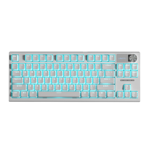 84 Keys Wired Mechanical <strong>Computer</strong> <strong>Keyboard</strong> Office and Gaming With RGB Backlight Knob Hot Swap <strong>Type</strong>-C USB
