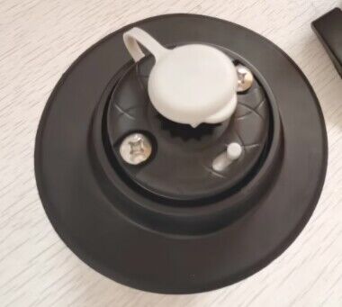 Support à démontage rapide avec adaptateur de base ronde noir
