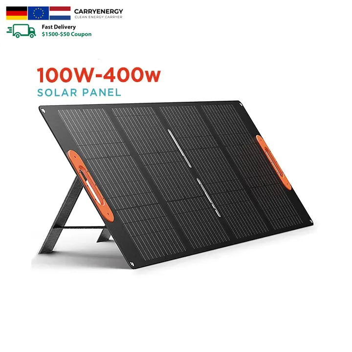 Panel Solar plegable, Banco de energía portátil, Flexible y portátil, almacenamiento de energía, 200w