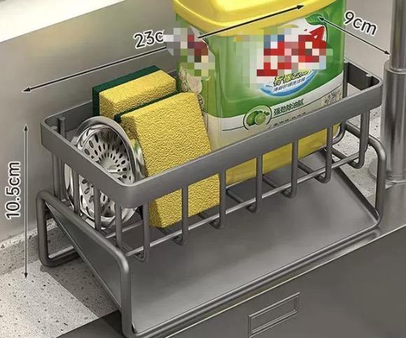 Carbon steel drain rack Grey - no rod