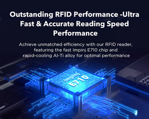 Uhf rfidハンドヘルドリーダーRFID PDAハンドヘルドAndroid UHF RFIDリーダーUHFバーコードリーダーロジスティック倉庫用 - Product Image 3