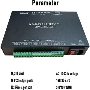K-16000S СВЕТОДИОДНЫЙ Контроллер онлайн в автономном режиме 16384 адресуемых SD карты LED контроллер для WS2812B - Product Image 4
