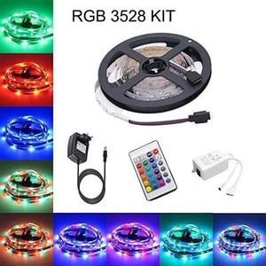 Huyaled ชุดควบคุมไฟสาย LED IP65สี3528/2835,ชุดไฟสตริป Led RGB 24key ตัวควบคุม IR 12V2A อะแดปเตอร์ Rgb - Product Image 2