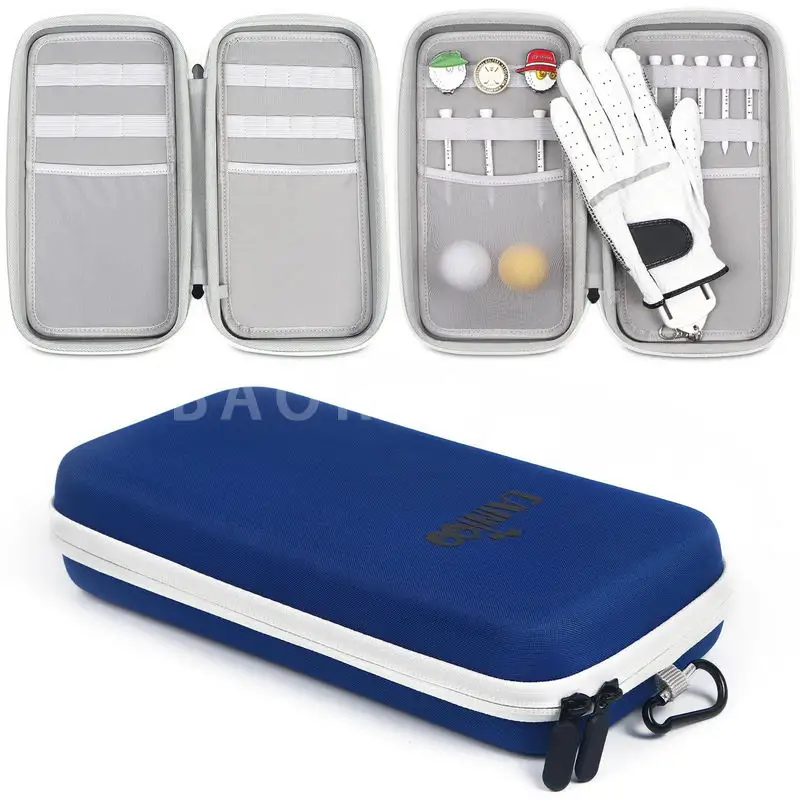 골프 장갑 홀더, 맞춤형 EVA 포장 지퍼 골프 장갑 케이스 휴대용 가방 하드 파우치