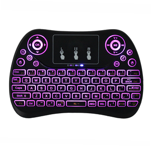 Mini 7-Color Backlit Wireless <strong>Keyboard</strong> with Touchpad 2.4G Remote <strong>Control</strong> PC <strong>Android</strong> TV Box-Certified RoHS Plastic Silicon Keypad - Product Image 3