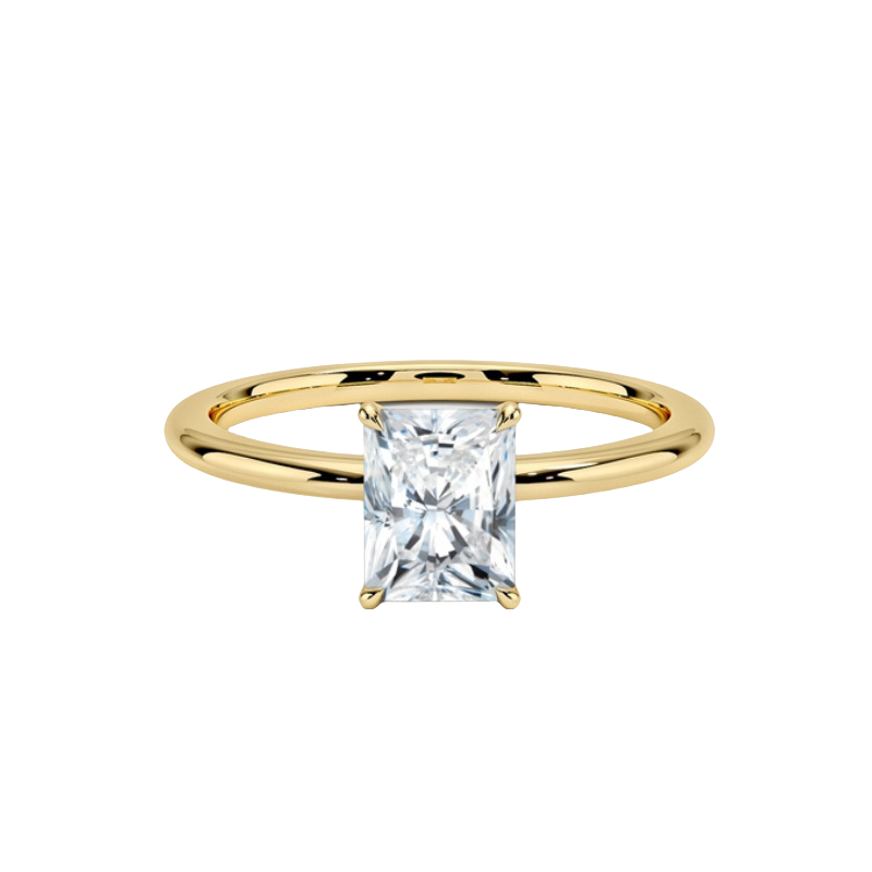 Anello con Moissanite da 1 Carato 3