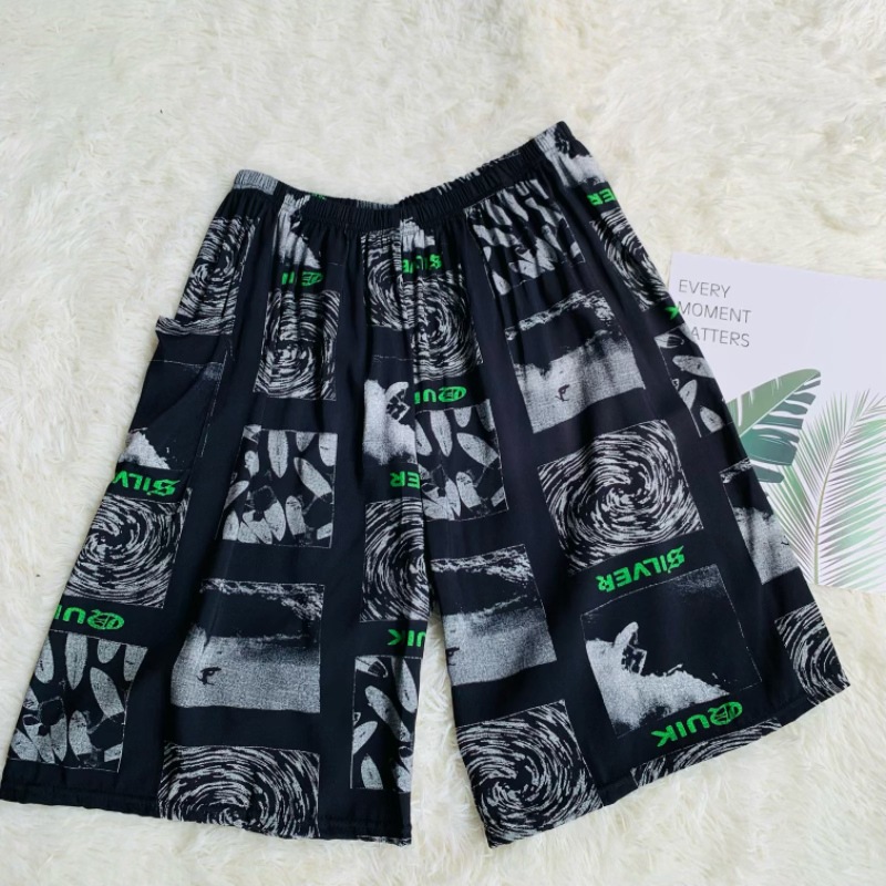 Mens shorts-dark night swirl
