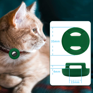 Airtag için sıcak yeni özelleştirilmiş silikon GPS izci koruyucu kabuk renkli Pet koruyucu kılıf - Product Image 4