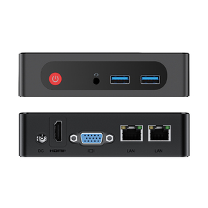 Soyeer คอมพิวเตอร์ตั้งโต๊ะขนาดเล็ก N3350 J4205ขนาดเล็ก IPC-A แลนคู่6 * USB Intel Apollo Lake CPU ขนาด2.6กิกะเฮิร์ตซ์มินิโฮสต์แบบกำหนดเอง - Product Image 1