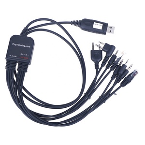 8 in 1 <strong>Computer</strong> USB <strong>Programming</strong> Cable for Kenwood for Baofeng motorola Yaesu for Icom Handy Walkie Talkie Car Radio CD <strong>Software</strong>