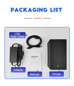 Fabrika stok 110mm Mini termal yazıcı Inkless 4x6 e-ticaret irsaliye etiket ayarlanabilir yazıcı ile 203dpi çözünürlük - Product Image 3