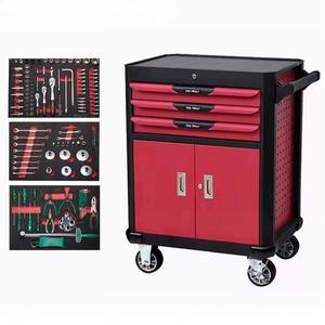 批发158件手推车工具箱套装手推车专业车间工具柜手推车 - Product Image 2