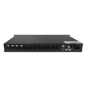 Sistema de sonido profesional, procesador de audio digital DSP, 4 entradas y 8 salidas