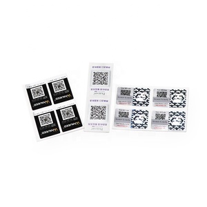 Hot New Products Waterproof Variable Qr <strong>Code</strong> Anti-counterfeit Label Scratch Off Sticker - Product Image 1