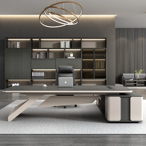 Modern Style Multipurpose Wooden Office <strong>Table</strong> Simple Integrated <strong>Design</strong> Extendable PC Laptop Desk for Home Study Office Use - Product Image 6