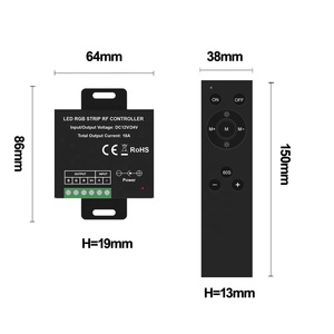 FEICAN Factory LED Controller Dimmersc halter Einstellbar für LED-Band lampe RGB Strip Light Controller RF LED Control - Product Image 3