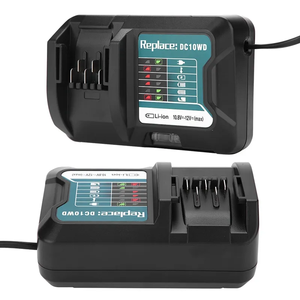 BL1020BBL1040B充電器用の10.8V12V DC10WD BL1015 DC10WDの高速リチウム電池充電器の交換 - Product Image 2
