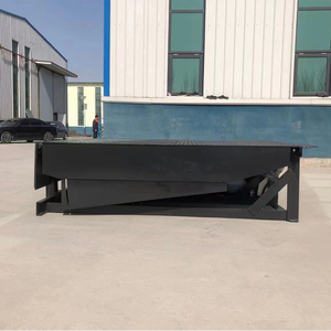 Nueva capacidad de carga de 12 toneladas Contenedor hidráulico fijo Plataforma de descarga de carga Almacenamiento de acero Carretilla elevadora Plataforma de rampa 380V Voltaje - Product Image 4