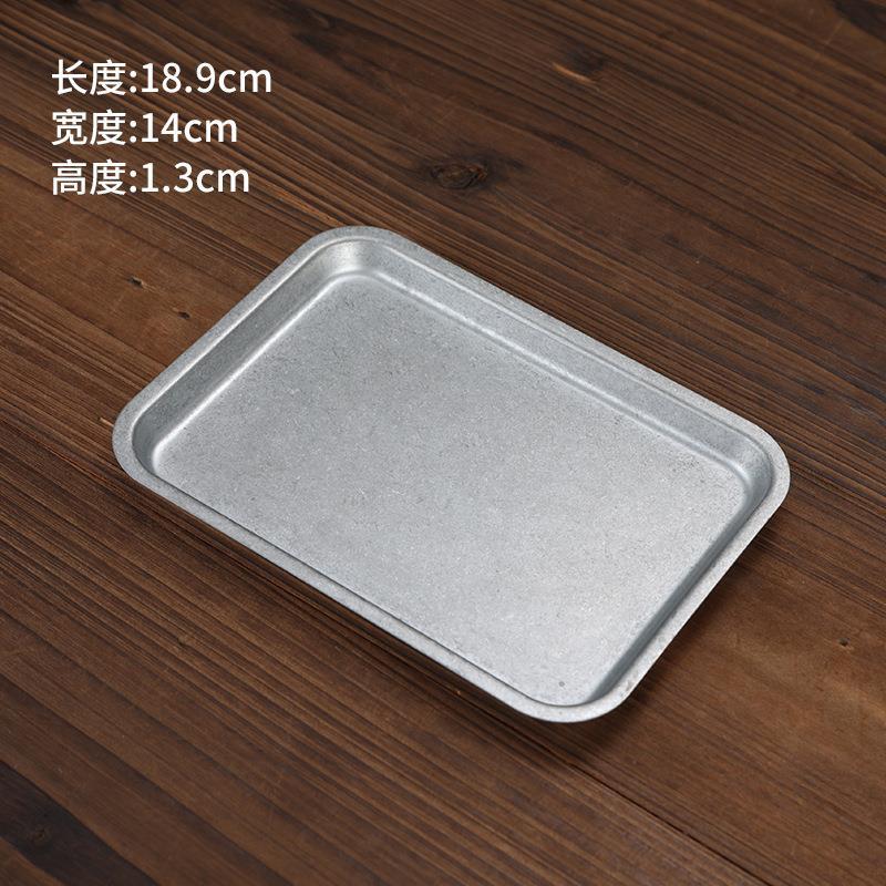 Small rectangular dessert plate (drink plate)