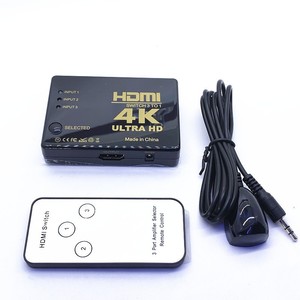 5-In-<strong>1</strong>-Out <strong>Switcher</strong>, 3-In-<strong>1</strong>-Out Distributor With Infrared Remote Control, 4K High-Definition Split-Line Converter