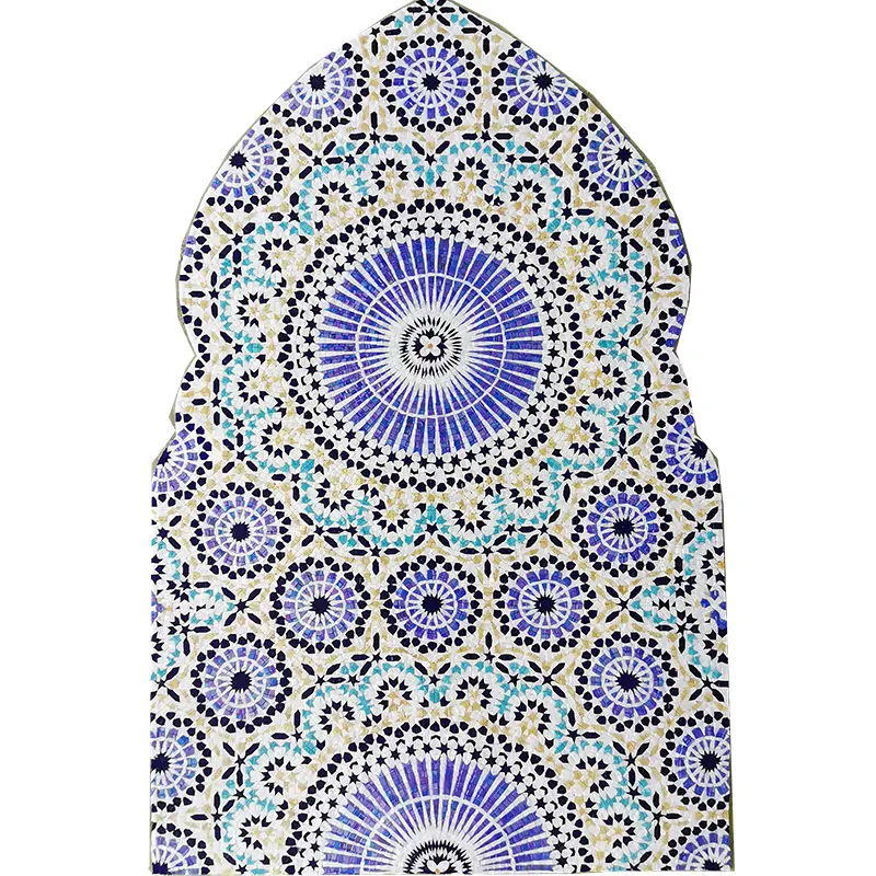 Classic Moroccan Art Design Pattern Mosaic Decorative Mural Picture Wall Tiles for Fountain and Church